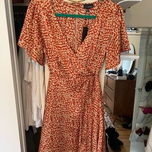 Never worn brand new leopard print dress